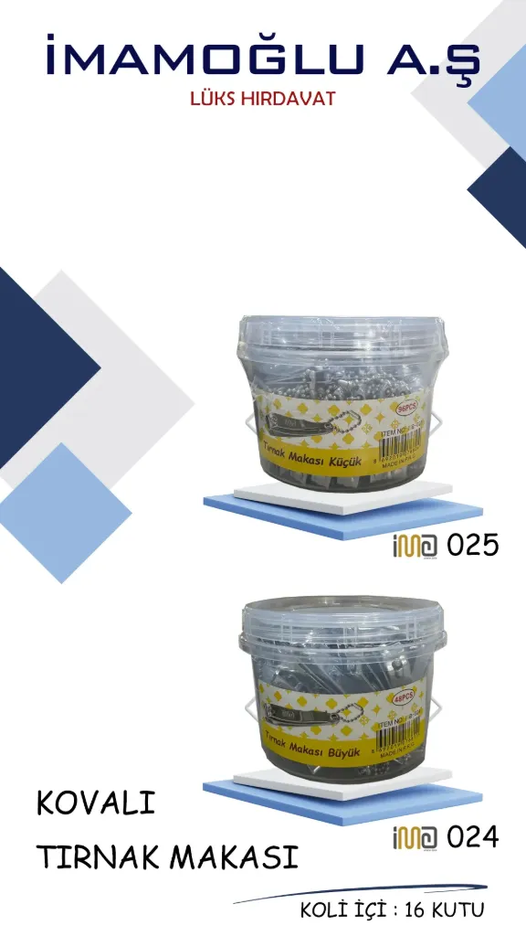 İMA-024 BÜYÜK KUTULU TIRNAK MAKASI (16 KT*48 Lİ)